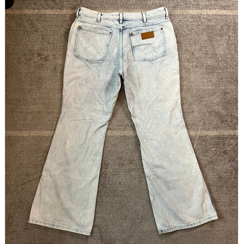 Wrangler Westward High Rise Bootcut Jeans Light Wash‎ Acid Flare W31 L30